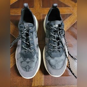 COACH citysole signature runners charcoal / black men's 9 D G4940